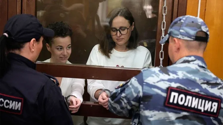 Yevguenia Berkovich y Svetlana Petriychuk detenidas