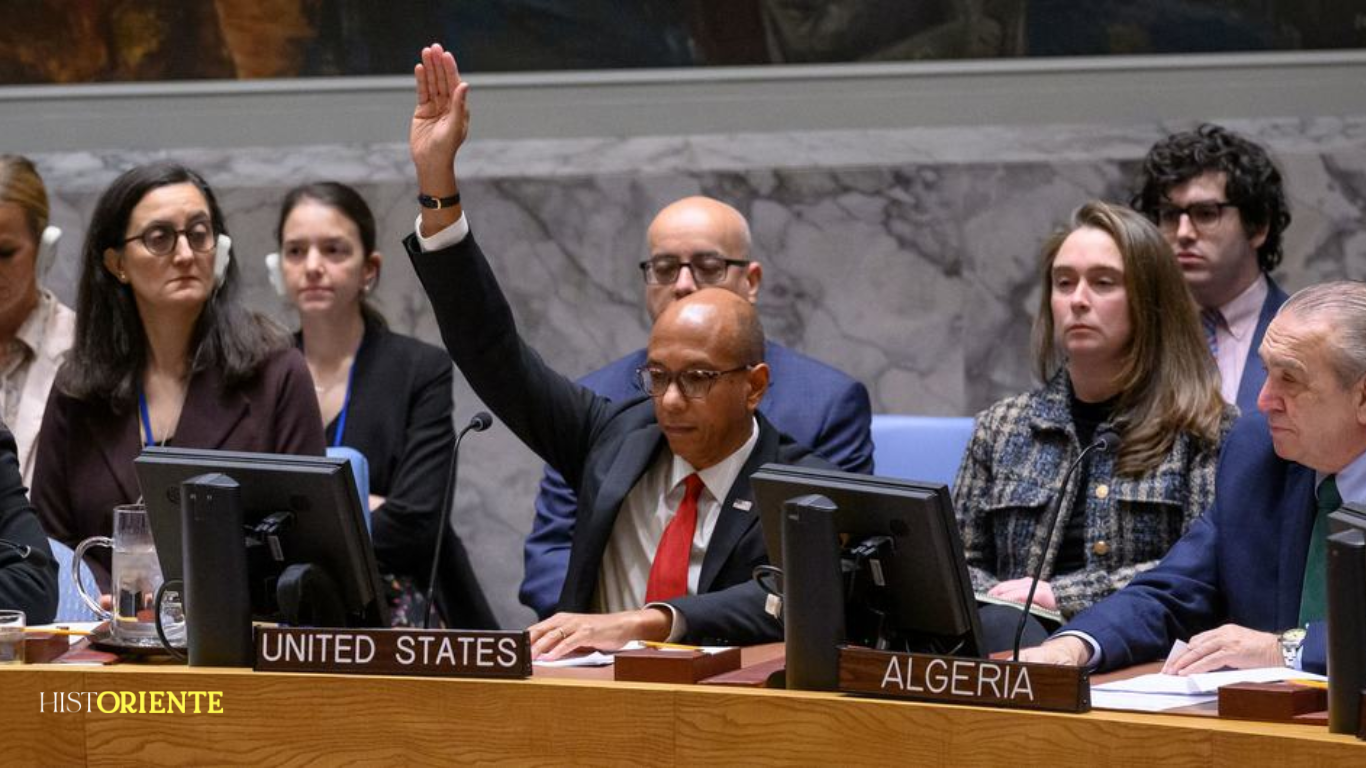 Sesión del Consejo de Seguridad de la ONU en Nueva York, donde Estados Unidos vetó una resolución que buscaba un alto el fuego en Gaza, en medio de una crisis humanitaria crítica