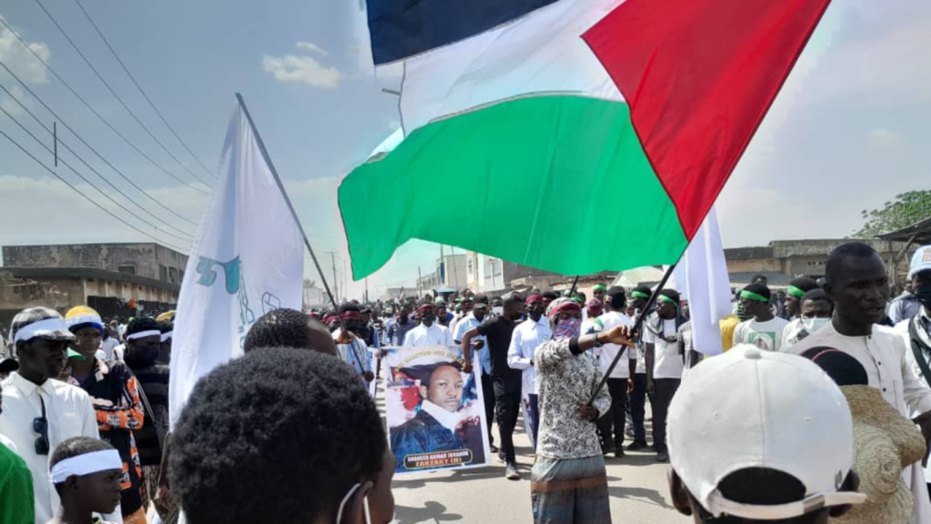 Ejército nigeriano disparan contra manifestantes pro-Palestina