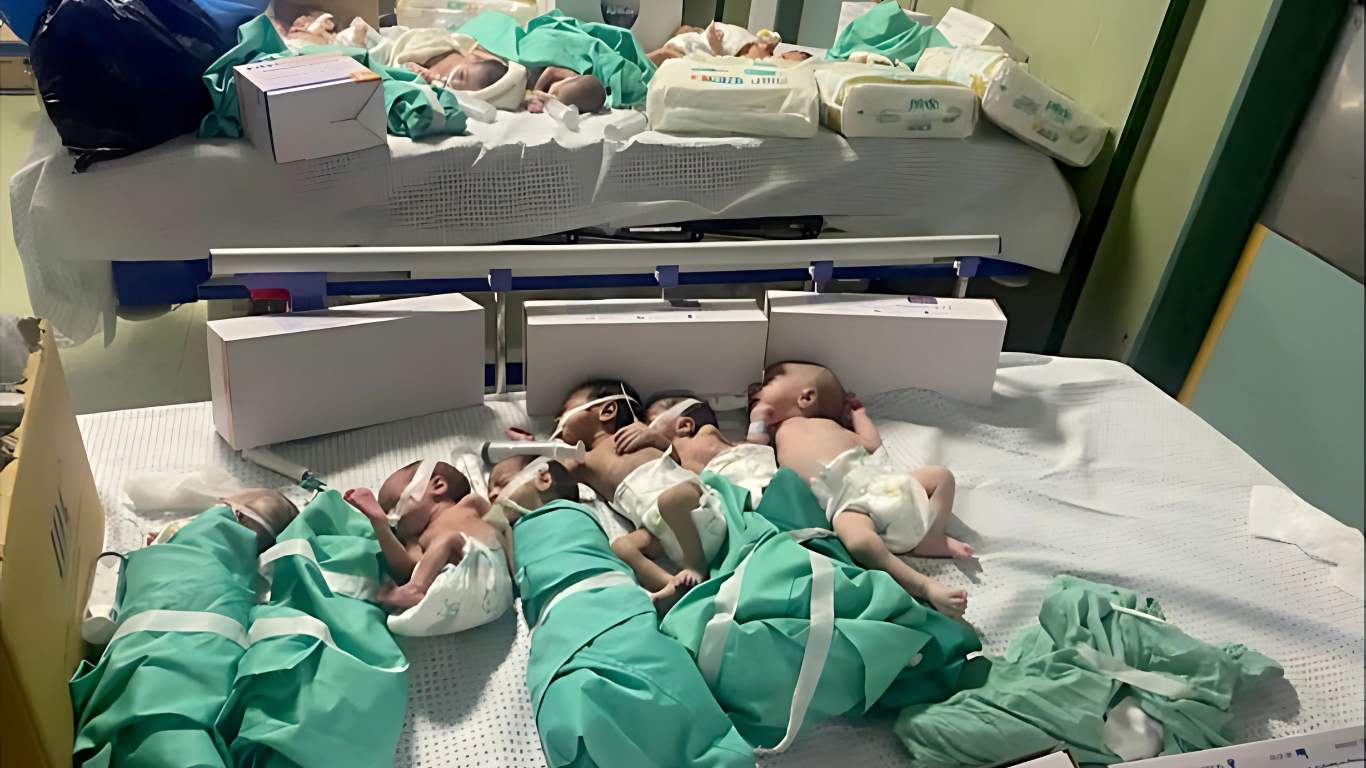 Más de 100 bebés prematuros están en riesgo inminente de muerte en Gaza debido a la escasez total de combustible en hospitales como al-Shifa y Nasser.
