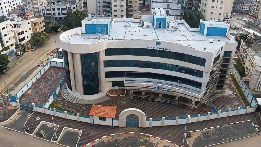 La clínica de UNRWA en Gaza antes de la ofensiva israelí