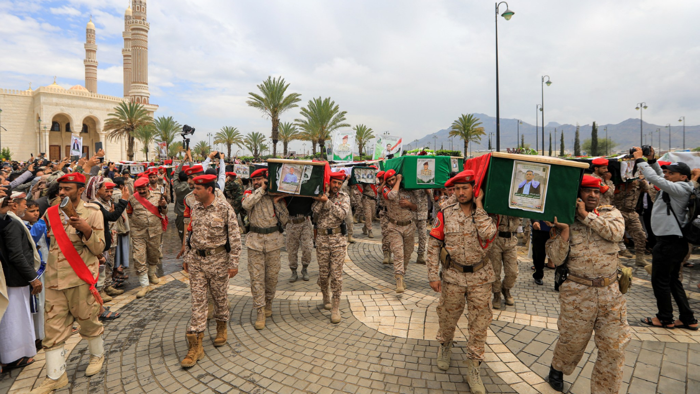 Funeral en Yemen de las víctimas de los ataques israelíes