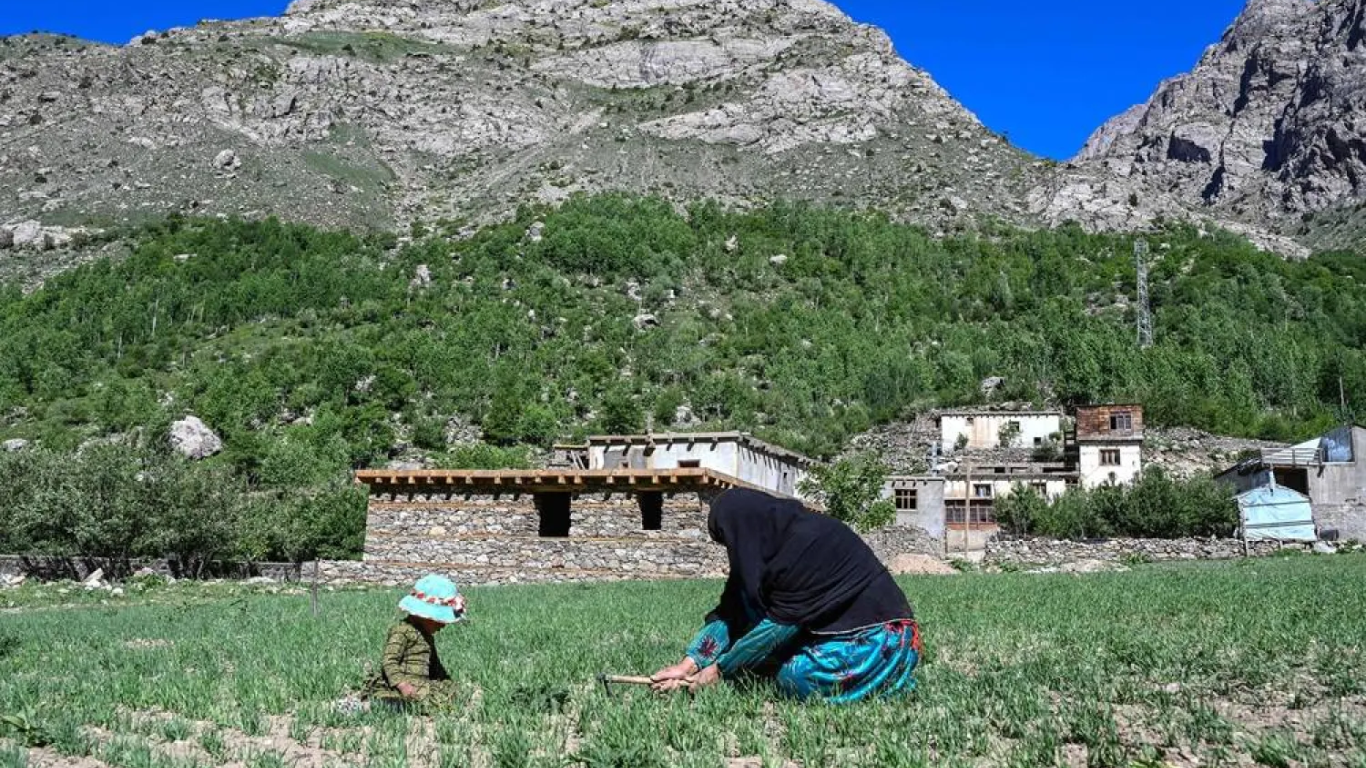 Agricultoras afganas mantienen viva su aldea pese a las restricciones del régimen talibán