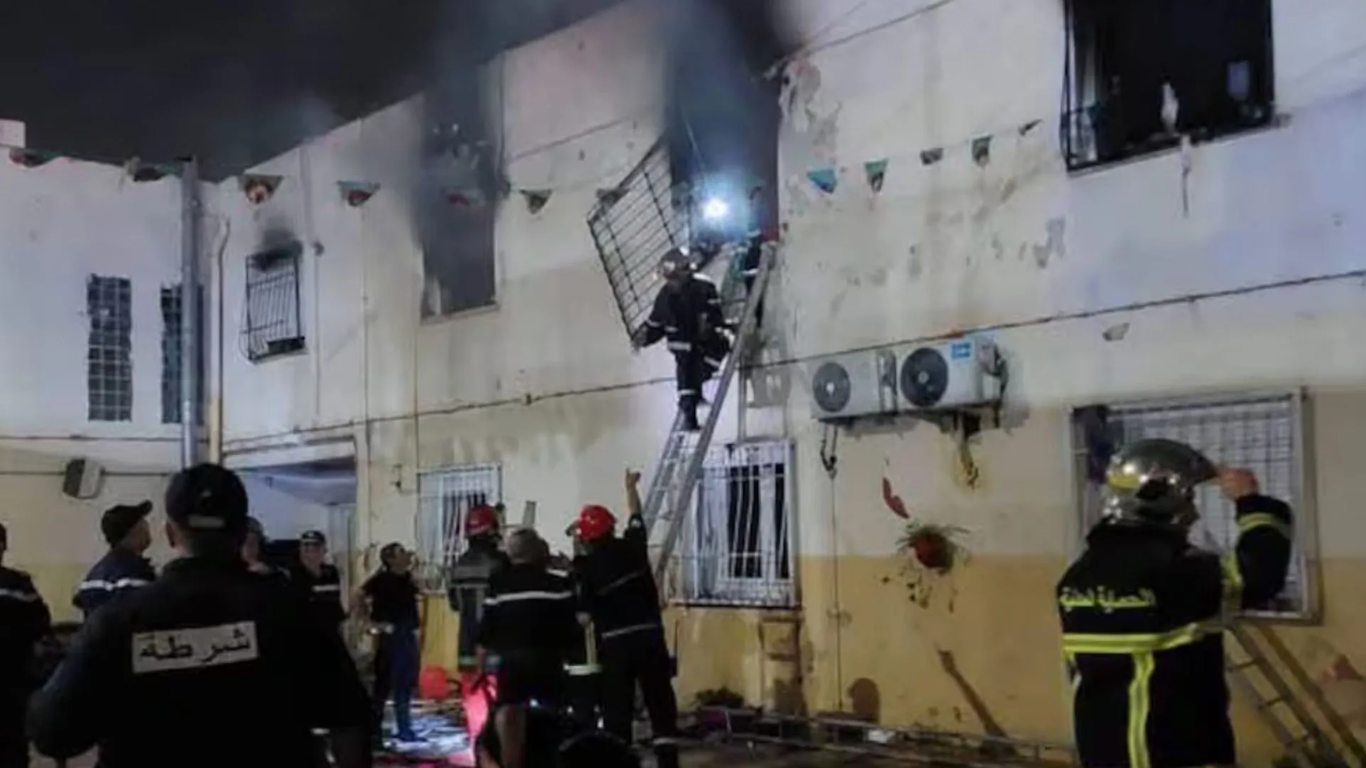 Incendio en orfanato de Argelia deja 11 muertos