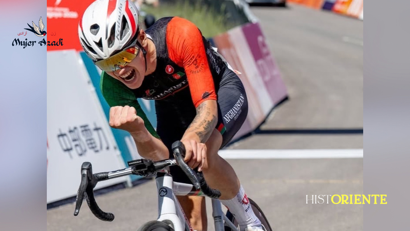 Ciclista afgana Fariba Hashimi gana plata en Juegos Asiáticos de Aichi-Nagoya 2026
