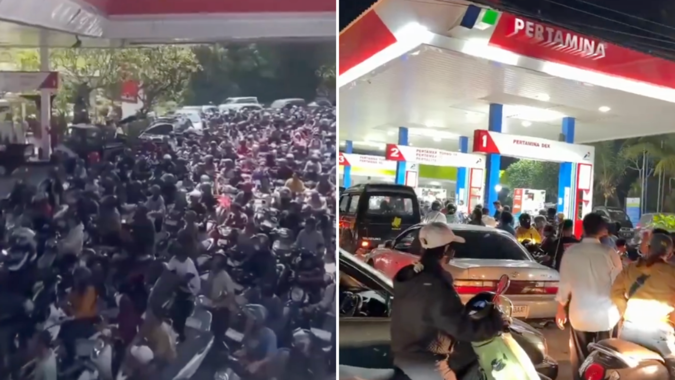 Escasez de combustible en Bali