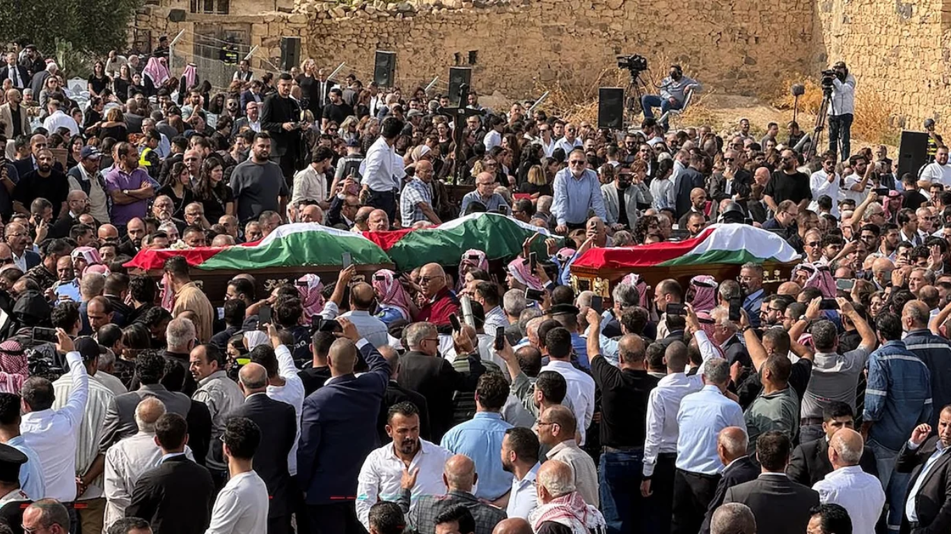 Despiden a víctimas del ataque contra una iglesia en Jordania